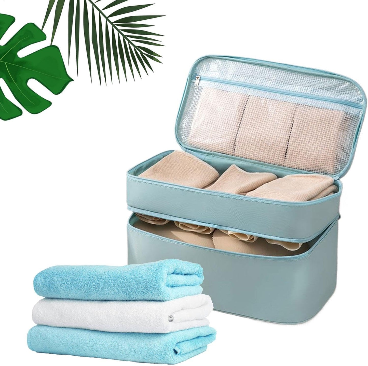 Undergarment Travel Bag – Lingerie Packing Bag, Underwear Organizer | Pieghevole Travel Storage Pouch, Multifunctional Clothes Bag Portable, Compact Garment Holder for Suitcase Organization
