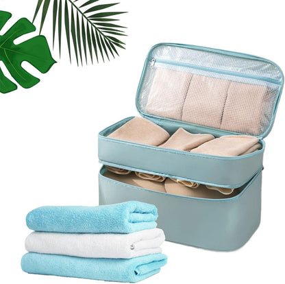 Undergarment Travel Bag – Lingerie Packing Bag, Underwear Organizer | Pieghevole Travel Storage Pouch, Multifunctional Clothes Bag Portable, Compact Garment Holder for Suitcase Organization