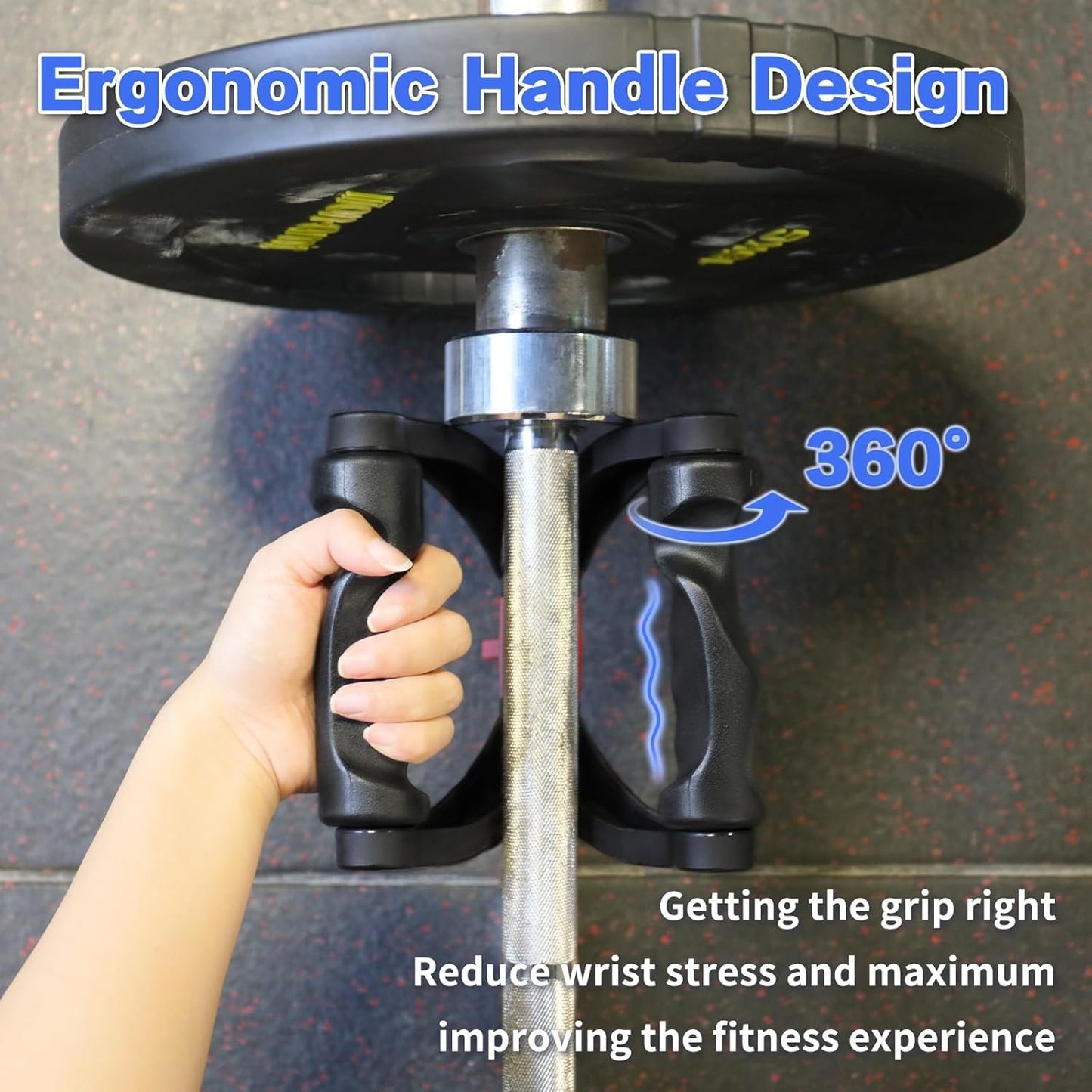 Double D Handle for Cable Machine - Ergonomic Row Handle Cable Attachment - Triangle V Bar Grip LAT PullDown Attachments for Home Gym（Black）