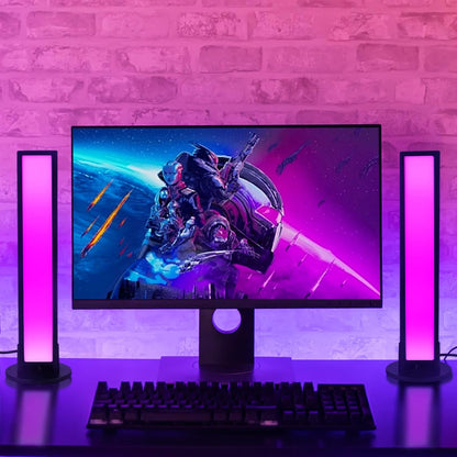 Smart LED Strips, RGB Bar Lamp USB Ambiance Gaming Lights with Multiple Lighting Effects and Music Modes for Gaming Room, PC, PC Accessories, Gaming Desk Accessories, Mood Light with App Control