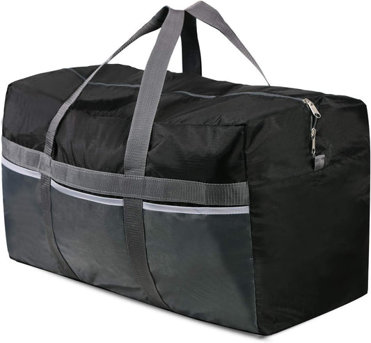 REDCAMP Extra Large Duffle Bag Lightweight, 96L Waterproof Travel Duffle Bag Foldable Thin for Men Women, Black