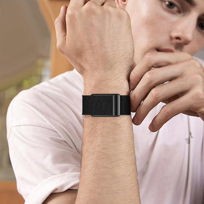 Nylon Bands Compatible with Whoop 4.0 for Women Men, Adjustable Sport Comfort Stretchy Elastic Braided Wristbands for Whoop 4.0 Wearable Health, with U Shapped Connector