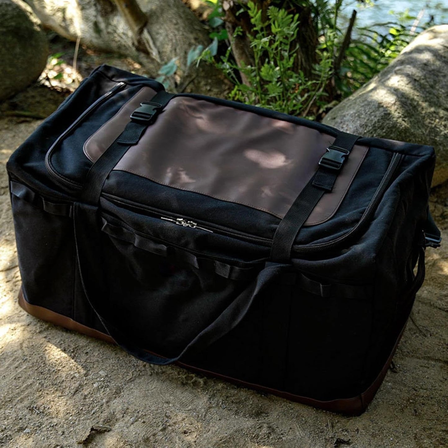 Camping Organizer, Kitchen Storage, 29.53x15.75x15.75 inches, Portable Gear Bag, Heavy-Duty Large Capacity Sack, Canvas Polyester, for Survival Adventure Hunting Utility, Travel
