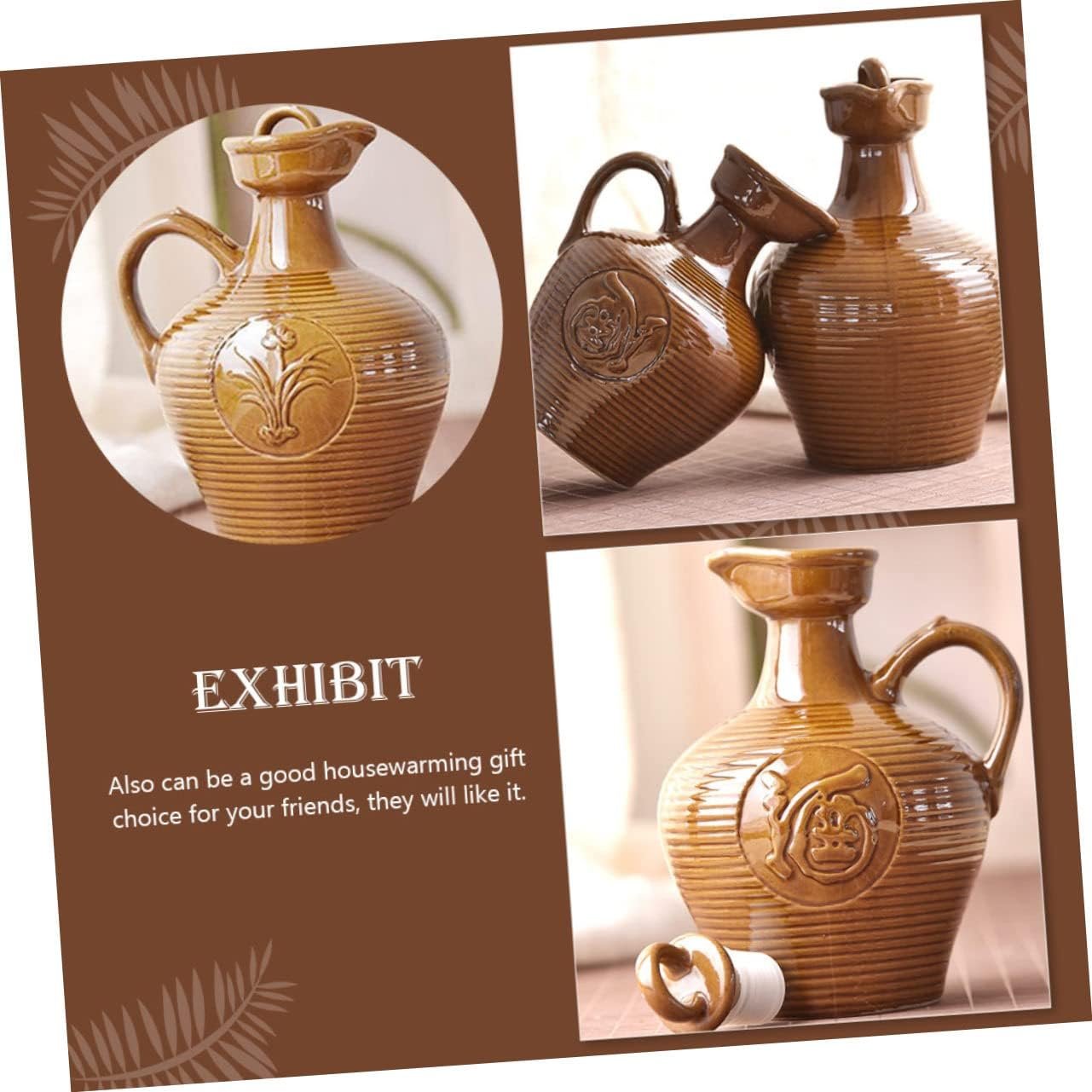Gatuida caraffa Argilla brocche Smalto bollitore Portatile Porcellana Gadget casa oggettistica casa schioppettino Vino borraccie Fornitura di Vino Contenitore per Vino Domestico Ceramica