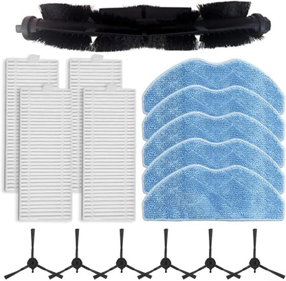 Per Tefal Per Xplorer Serie 75 S+ RG8597W Cleaning Essentials Spazzole laterali, filtri e panni di ricambio