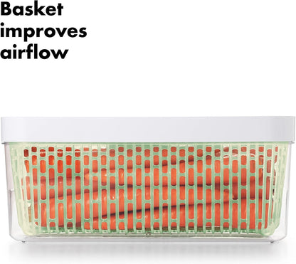 Oxo GreenSaver Produce Keeper, White, 4.7 Litre