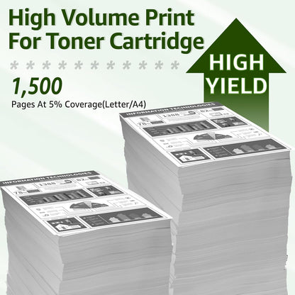 greencycle 138A W1380A Compatible Black Toner Cartridge [with Chip] Replacement for HP 138A 138X W1380A W1380X Work with Laser Jet Pro 3001dw 3001fdw MFP 3101fdw Series Printer Ink ( 4-Pack )
