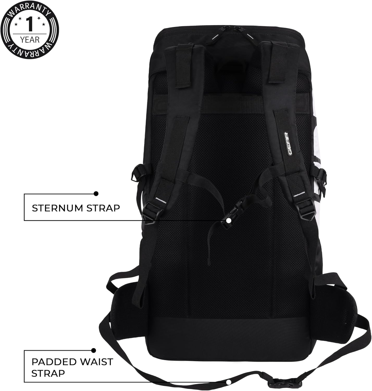 Gear Outdoor Extra Large Water Resistant Rucksack/Travel bag/For Men & Women