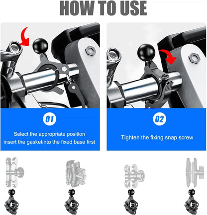 Ram Mount Motorcycle Accessories 1 Inch Universal Ball Holder Mobile Phone Holder for Scooter Compatible Smartphone Holder for Sports Motorcycle Bikes Waterproof (25 mm)