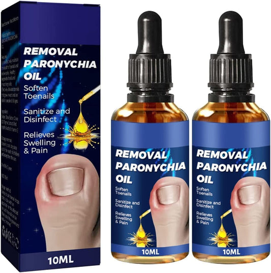 German Toenailcare Removal Paronychia Oil, Care Oil for Removing Paronychia, Toenail Treatment Best Nail Repair Solution,Nail Renewal Liquid for Damaged & Discoloration Nail (2 Pieces)