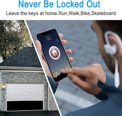 EACHEN Wireless Smart Home Garage Door Opener WiFi Remote Controller Works With TUYA Smart Life App Alexa Google Home IFTTT GD-DC5