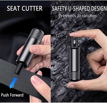 XJQ Beamlab Life Hammer Car Escape Tool And Seatbelt Cutter, Beam Lab Car Safety Hammer, Breaking Glass Breaker, Auto Emergency Escape Tool for Land And Underwater (3PCS-C)