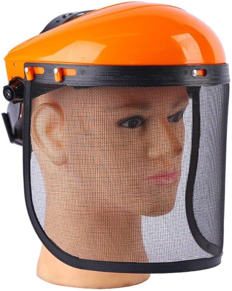Industrial Forestry Safety Helmet Face Protection Equipment with Mesh Face Shield