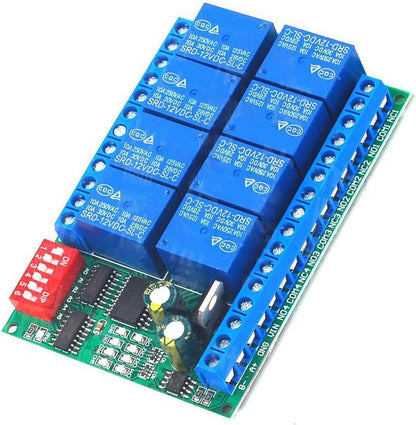 CHENZILIN RS485 Relays Module DC12V 32/16/8 Channel for Automation Home with RTU Control