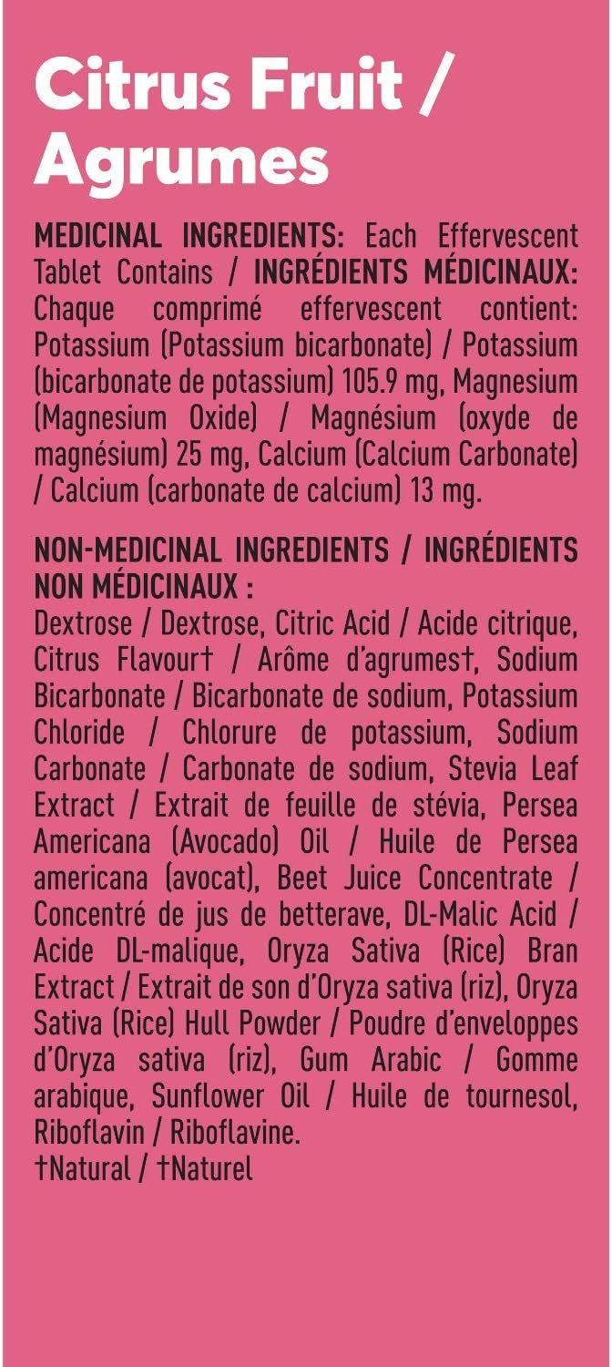 Nuun Sport: Electrolyte Drink Tablets, Box of 4 Tubes (40 servings), Citrus Fruit, Electrolyte Hydration Supplement