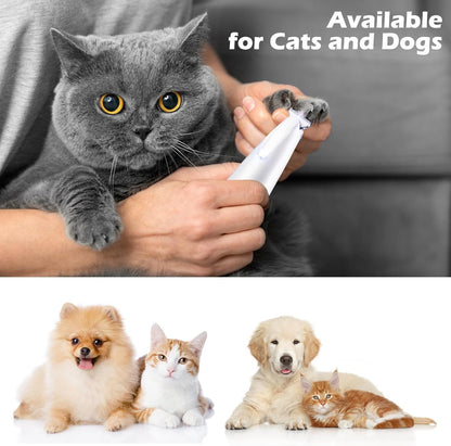 Cat Lawn Mower Hair Clippers, Silent Dog and Cat Clippers Paw Trimmer Waterproof Dog Around Paws, Eyes, Ears, Face