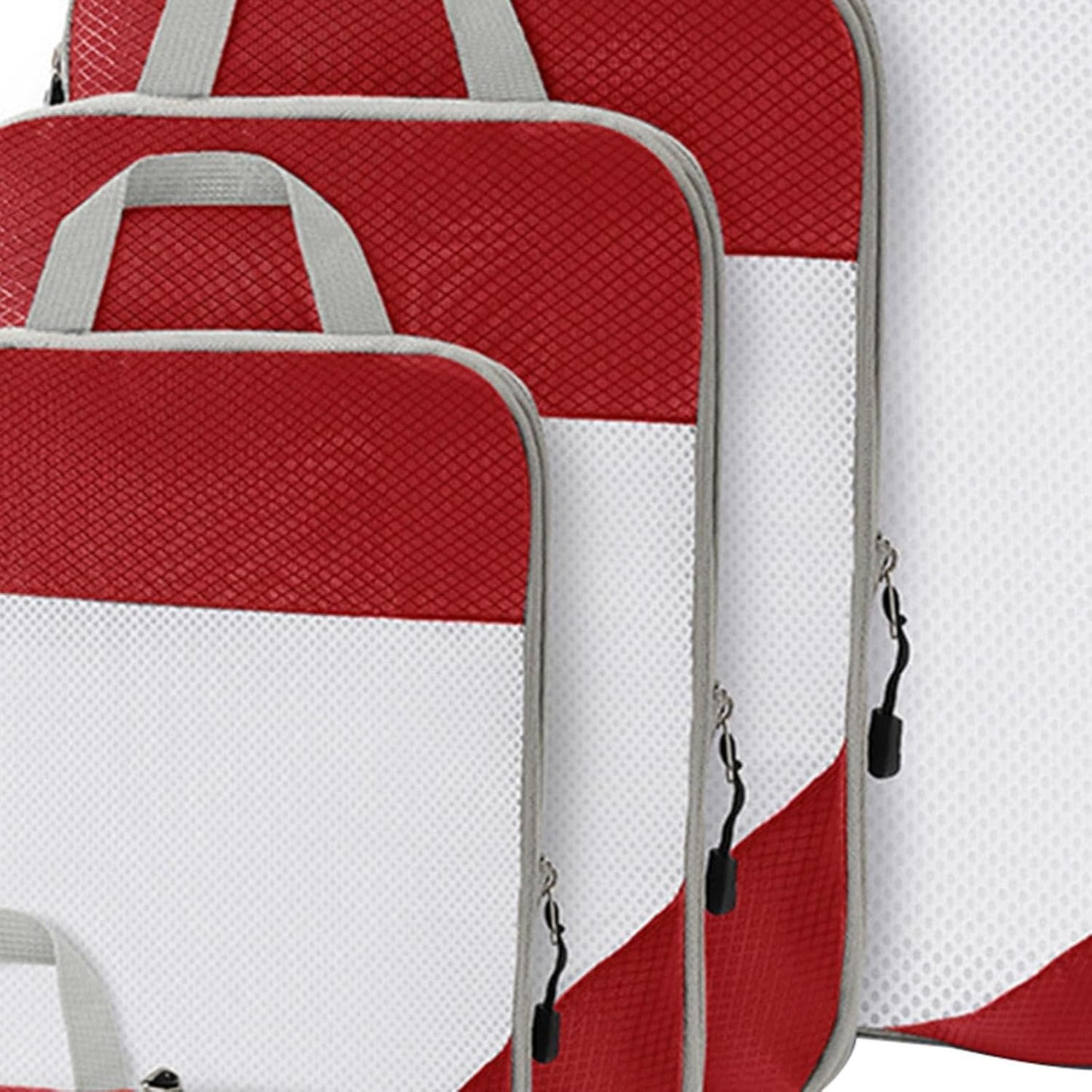 Gralara Ultimate Travel Packing Cubes Set for Seamless Organization, Red