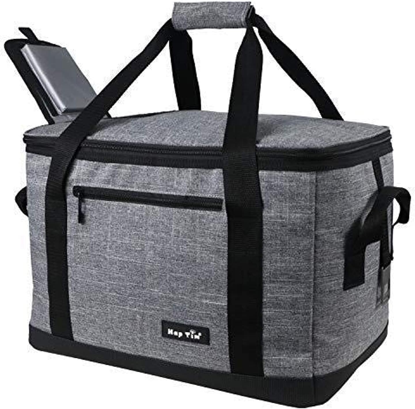 Hap Tim Soft Cooler Bag 40-Can Large Reusable Grocery Bags Soft Sided Collapsible Travel Cooler for Outdoor Travel Hiking Beach Picnic BBQ Party