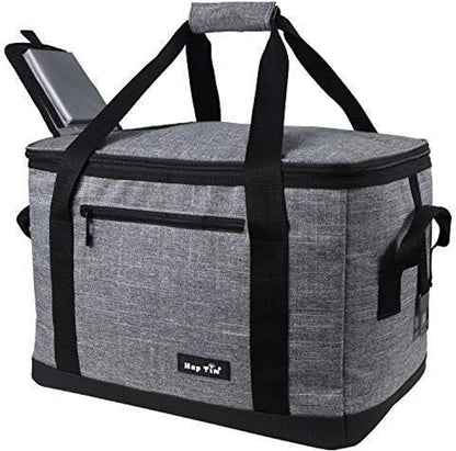 Hap Tim Soft Cooler Bag 40-Can Large Reusable Grocery Bags Soft Sided Collapsible Travel Cooler for Outdoor Travel Hiking Beach Picnic BBQ Party