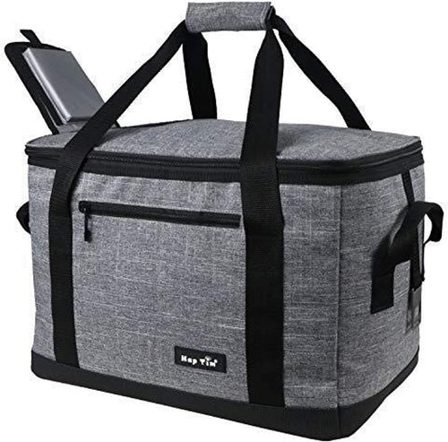 Hap Tim Soft Cooler Bag 40-Can Large Reusable Grocery Bags Soft Sided Collapsible Travel Cooler for Outdoor Travel Hiking Beach Picnic BBQ Party