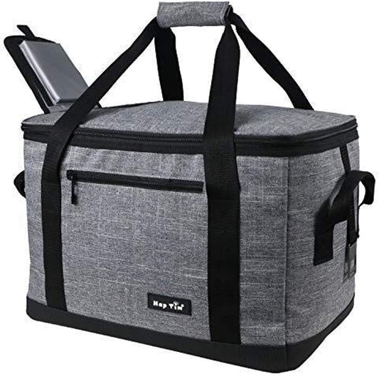 Hap Tim Soft Cooler Bag 40-Can Large Reusable Grocery Bags Soft Sided Collapsible Travel Cooler for Outdoor Travel Hiking Beach Picnic BBQ Party