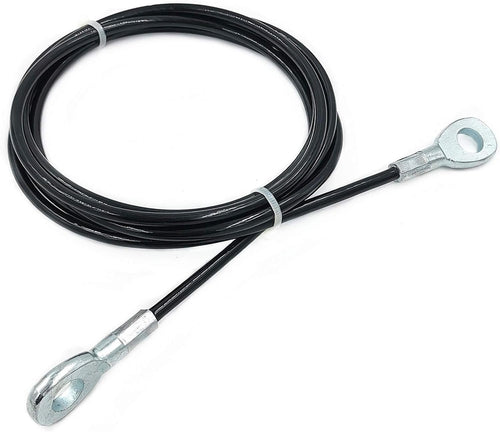 J Bryant Fitness Gym Replacement Cable Fitness Pulley Cable Thick 0.2inch/5mm Heavy Duty Steel Wire Rope for Home Gym Cable Pulley Attachments Machine Accessories (Type-A, 39.3")