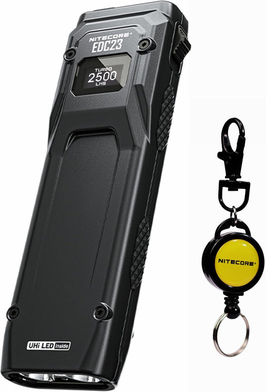 Nitecore EDC23 2500 Lumen Ultra Slim Pocket Tactical EDC Flashlight