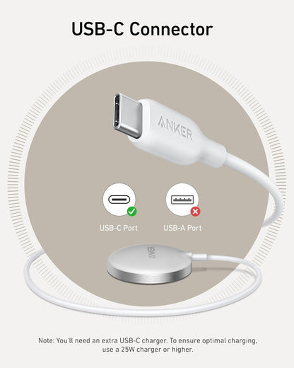 Anker MagSafe Charger Pad Compatible, MagGo iPhone 16 Wireless Charger Pad, Qi2 Certified 15W Wireless Charger, for iPhone 16/16 Plus/16 Pro/16 Pro Max/15/14/13/12 Series (Charger Not Included)