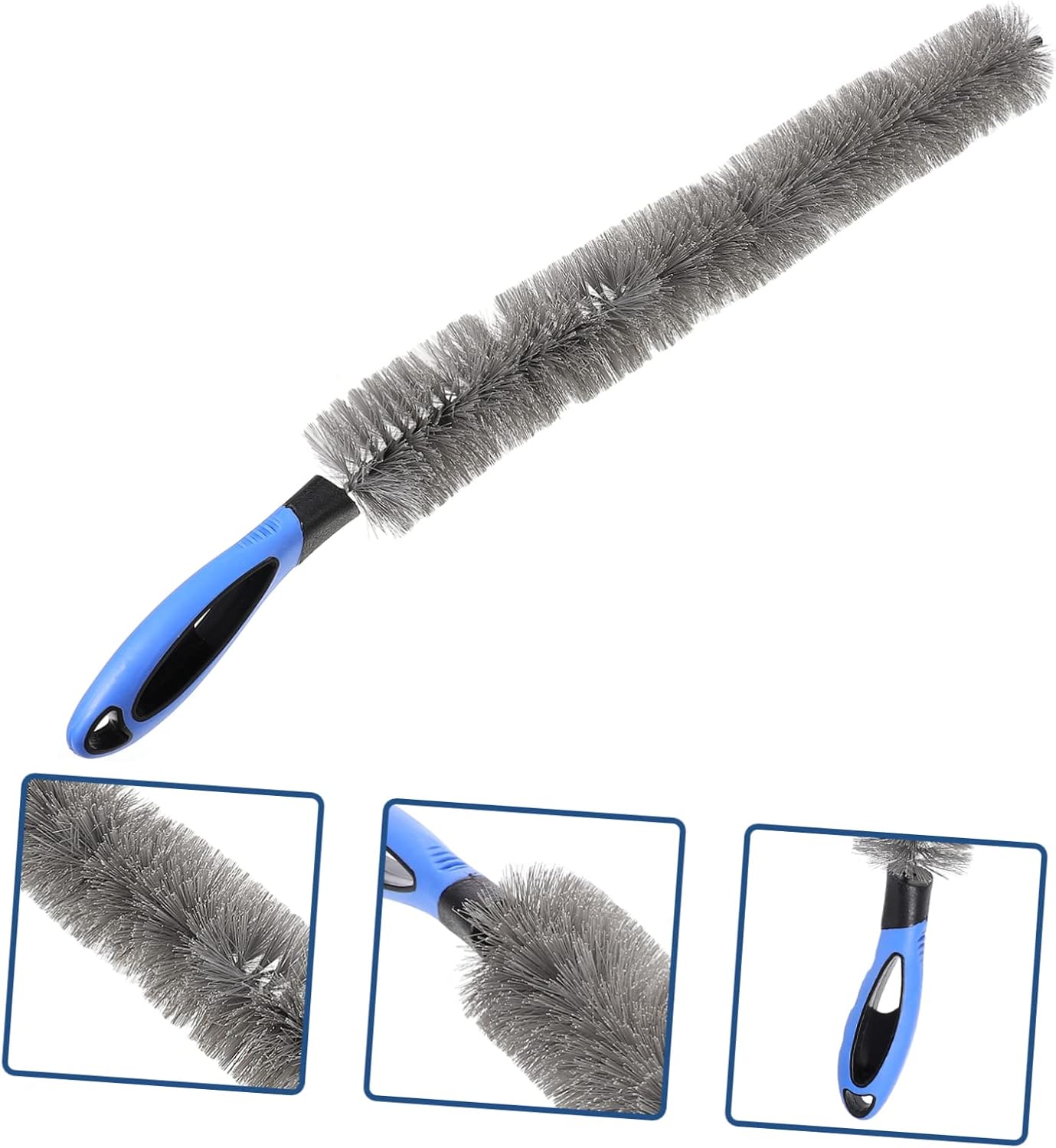 Healeved Refrigerator Cleaning Brush Air Conditioner Dust Brush Effective Condenser for Coils Evaporators Hard to Reach Areas Essential Cleaning Supplies