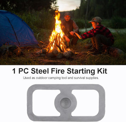 Fire Starter, Fire Starter Survival Tool with Fine Workmanship High Carbon Steel Fire Starter Kit for Outdoor Survival Camping