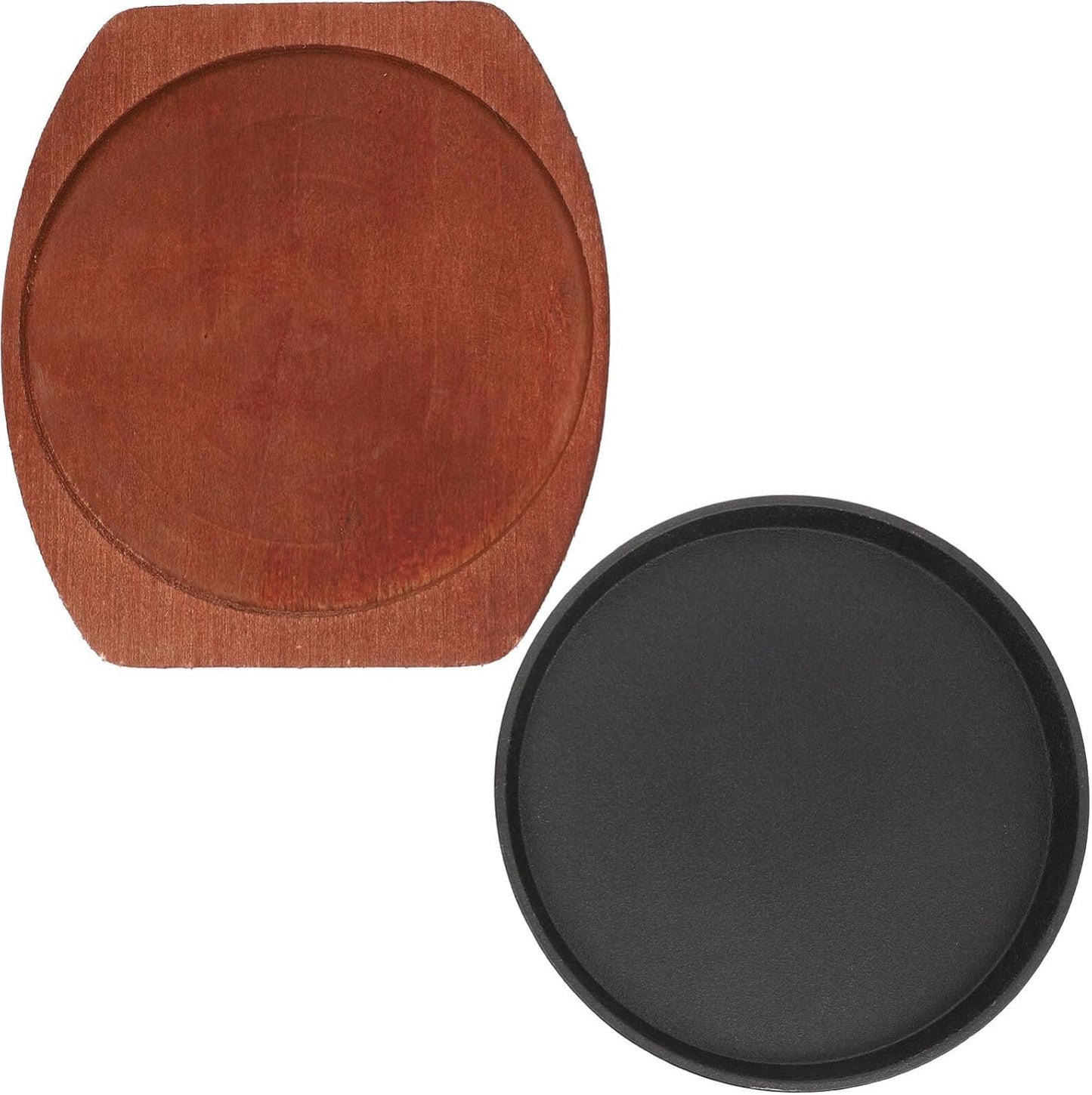 Zerodeko 1pc Round Steak Griddle Plate for Gas Cooktop Korean Grill Burner Bakeware