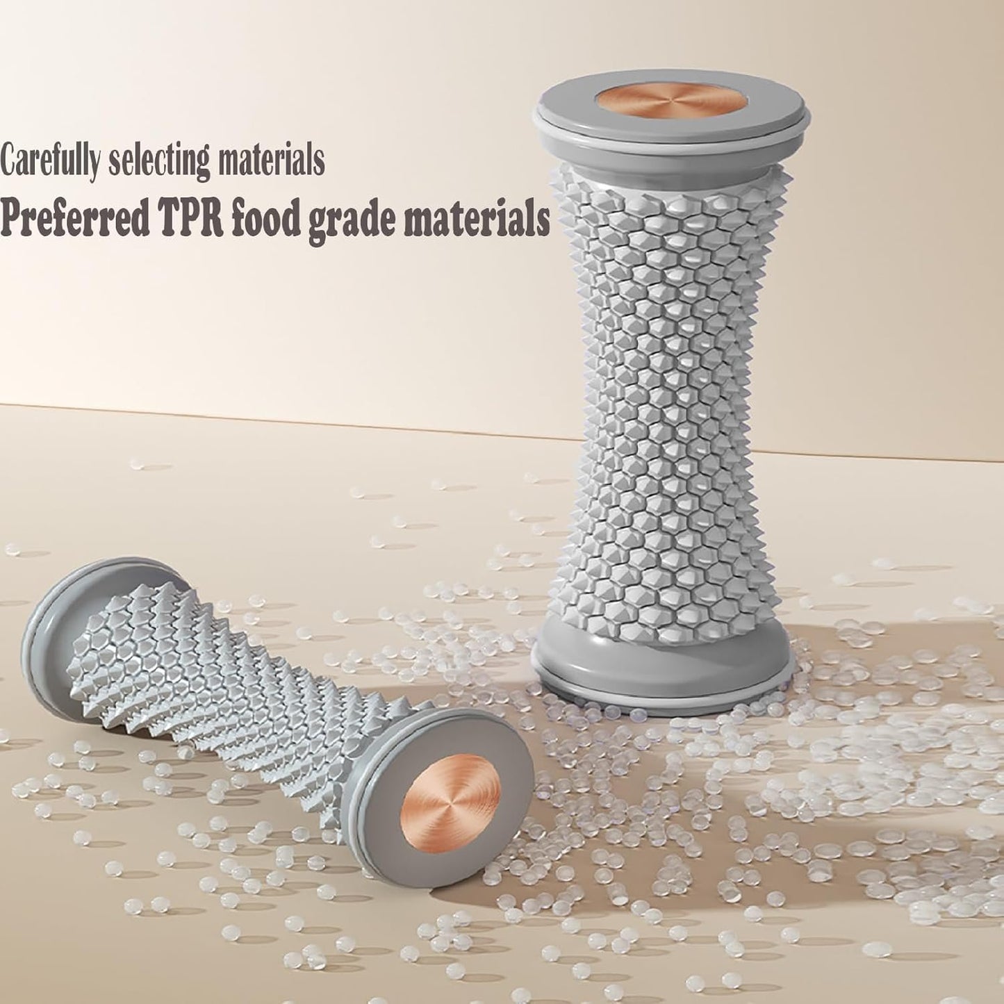 Portable Foot Massage Roller - Ultimate Relief for Plantar Fasciitis, Arch & Heel Pain. Deep Tissue Muscle Massage, Trigger Point Therapy. Includes Roller & Spiky Balls for All - Body Relaxation & Athletic Recovery