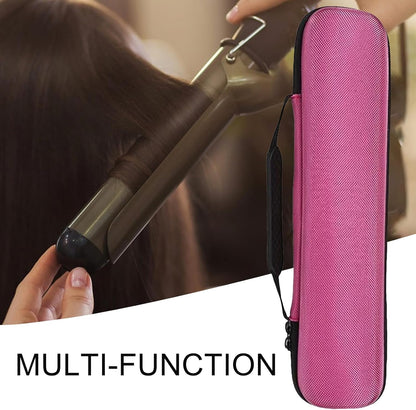 Borsa per attrezzi per capelli, portatile in ferro , organizer da viaggio, multifunzione, impermeabile, per accessori per la cura dei capelli, styling per uomini e donne, Rosa acceso