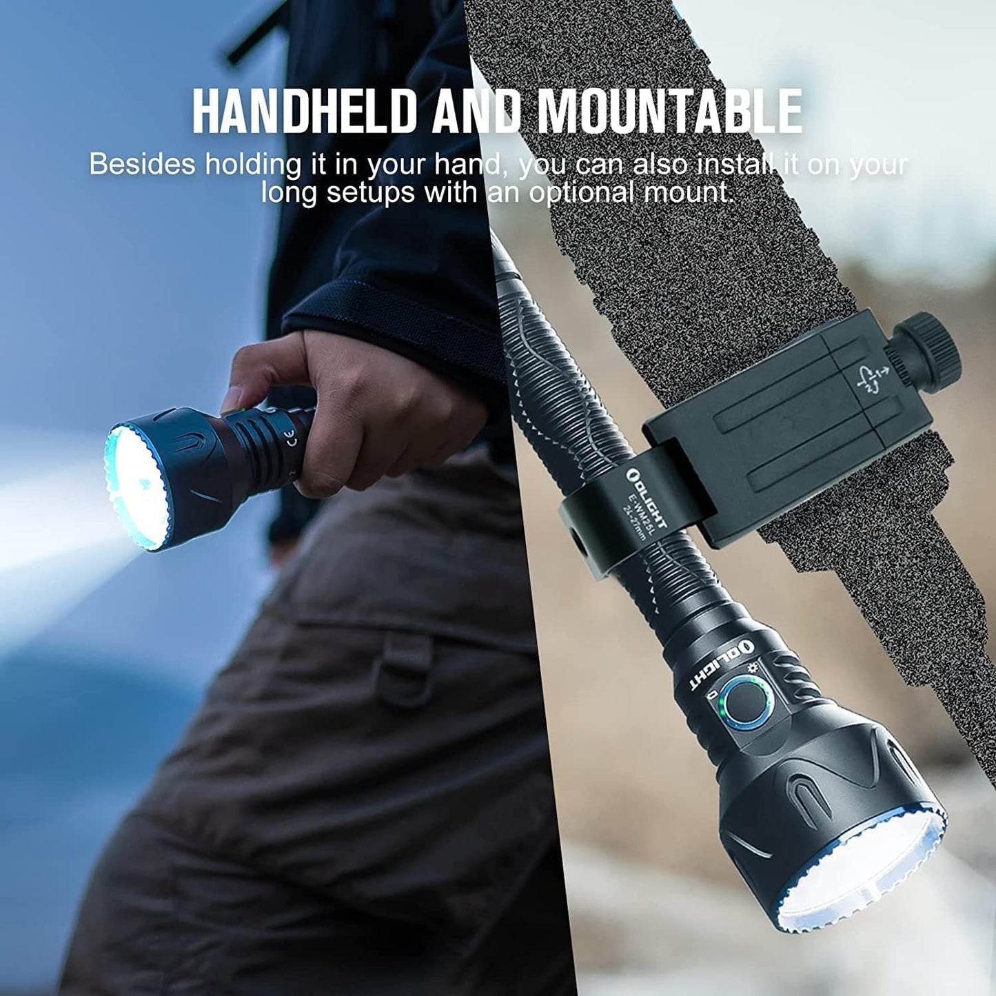 OLIGHT Javelot Pro 2 Kit Max 2500 Lumens&Max 1050 M Rechargeable Torch Ultra-Bright Flashlight for Hunting, Outdoors, Search and Rescue