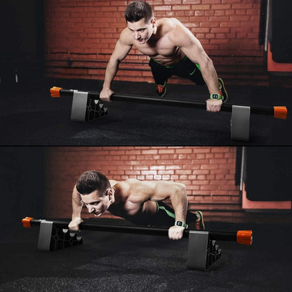 Yes4All Weighted Bar Rack/Weighted Bar Holder Storage for Home Gym, Garage Gym, Fitness Accessory Suitable for Holding Weighted Bars, Aerobic Bars - Pair