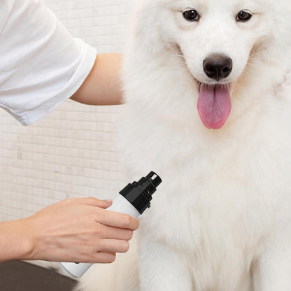 Dog Nail Grinder, Quiet ABS Cat Nail Trimmer, 2-Speed Adjustable Design, Rechargeable Pet Grooming Tool, Supplies for Hygiene, Suitable for Dogs, Cats, Small Animals, 5.51x1.38x1.38 in