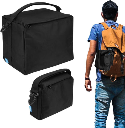 ccuzs Outdoor Gear Bag, Multi-Use Storage Sack, Sand Bag Organizer, Heavy-Duty Handles, Water-Resistant Fabric, Black, Ideal for Camping, Travel, Gym, Hiking, Backpacking