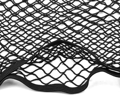 2Pcs NUZAMAS 40x25cm Universal Mesh Cargo Net Car Rear Trunk Elastic String Storage Net Interior Organizers Mesh Bag Organizer Pouch Bag for Car Trunk Storage
