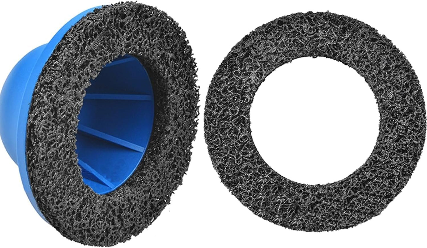 Car Wheel Brush, Multipurpose Detailing Cleaner, 5.91 inches Lightweight Grip Design, Deep Tire Scrubbing Tool, (1 Piece/Black), For Automobile Sedan Pickup Truck Cleaning