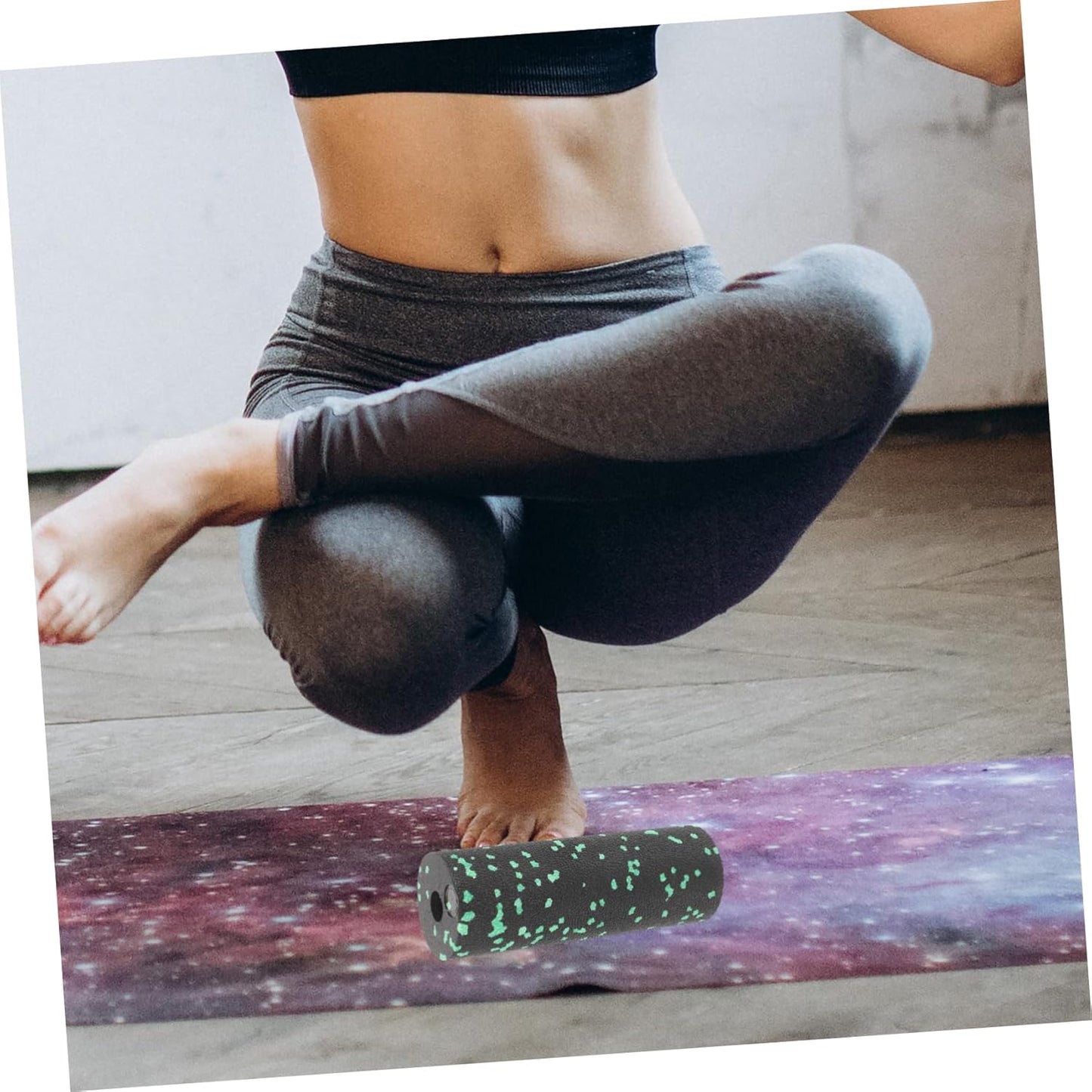 BESTonZON in Schiuma Colonna Yoga Posteriore Per Il Mal Di Schiena Massaggiare Schiuma a Rotolando Massaggiante Di Schiuma Portatile Indietro Massager Yoga Epp