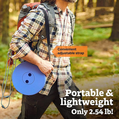 2025 Upgraded Collapsible Stool, 400lb Max Weight, Lightweight But Sturdy, Portable Folding Retractable Telescoping Foldable Camping Stool for Adults Outdoor Fishing Hiking Gardening Travel BBQ