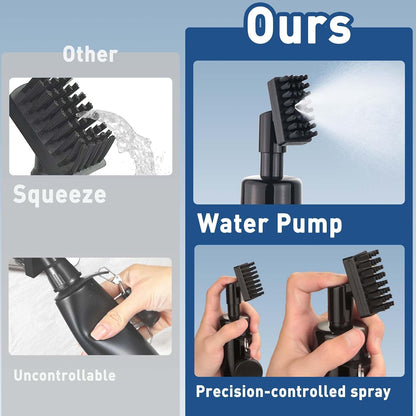 Golf Club Cleaner Brush, Golf Water Brush with Spray Bottle Holds 5 Ounces of Water, Golf Club Cleaning Kit - with Cover & Retractable Clip, Essential Golf Accessories for Men, Best Golf Gifts for Men