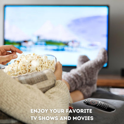 Raxxio MAG544w3 TV Set-Top Box - 4K HDR TV Streaming Device with Amlogic S905Y4 Chipset, 1GB DDR4 RAM, 4GB Flash Memory, Dolby Digital Plus, Linux 4.9, Dual-Band WiFi, USB 2.0, HDMI Cable and Remote