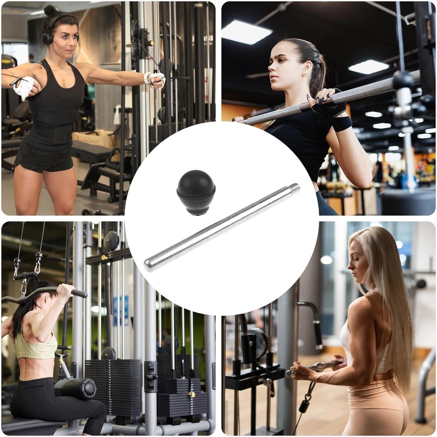 Weight Stack Pin Replacement | Weight Positioning Pin | Loading Pin for Weight Plates, Gym Pins for Weights, Home Gym Replacement Cables, Safe, Functional Trainer, Home Gym