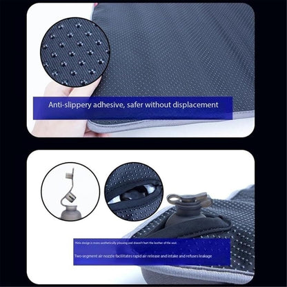 Sondur Travel Cushion, 2025 New 3D Self-Inflatable Air Cell Seat Cushion for Pressure Relief & Long Flights, Portable Cushion for Car Seat, Airplane, Wheelchair, Office Chairs(Black)