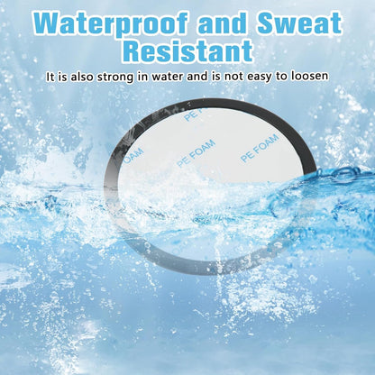 3 Pieces Dashboard Adhesive Mounting Disc, 80 mm Fixing Plates with Adhesive Stickers for Dashboard Heat Resistant Double-Sided Adhesive for Suction Cup Phone Holder and Windshield