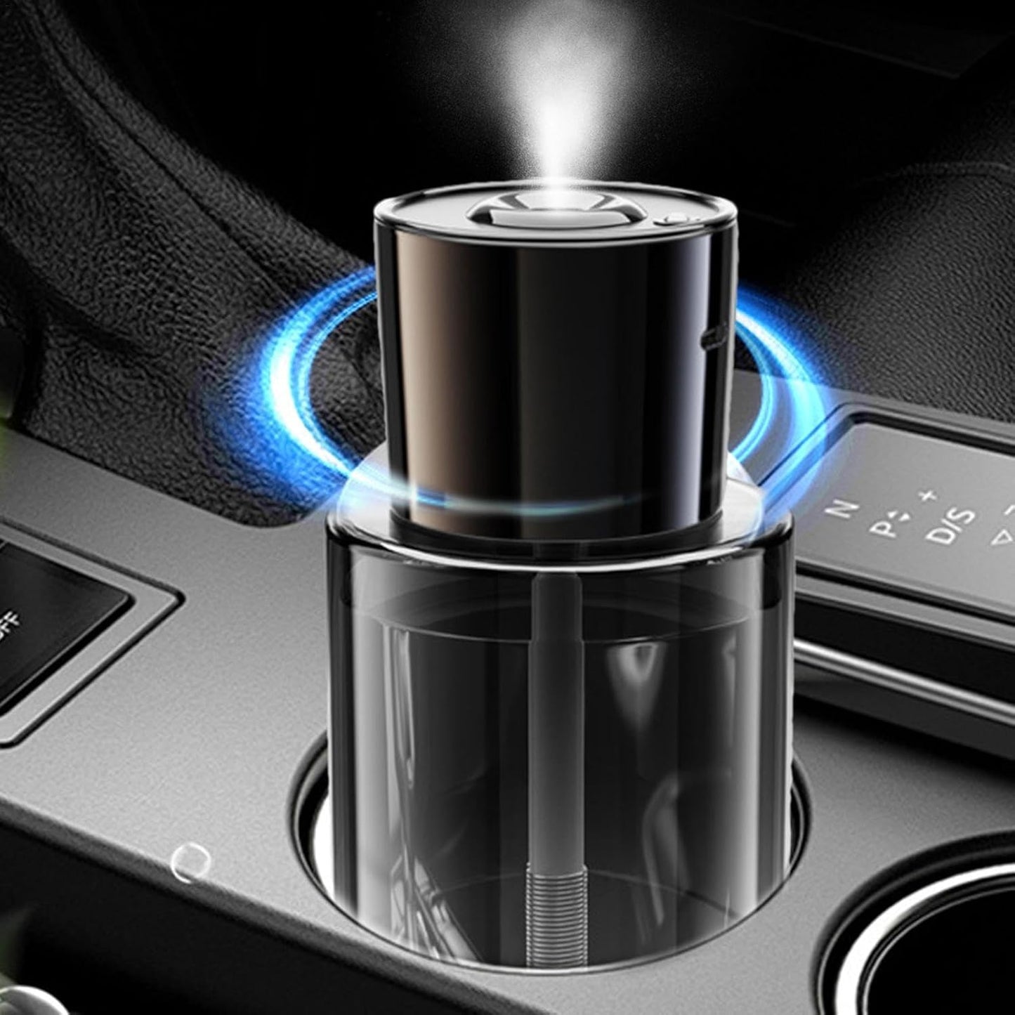 Automatic Car Air Freshener - 50ml Intelligent Control Car Aromatherapy Diffuser, 5 Adjustable Modes,Oil Diffuser Atomizer for Home and Car, USB Powered Auto Fragrance
