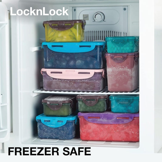 LocknLock Eco Round Short Storage Container | Sustainable Food Storage Solution Made from 100% Post-Production Waste Materials | BPA-Free| Microwave and Dishwasher Safe | 100 ml Capacity