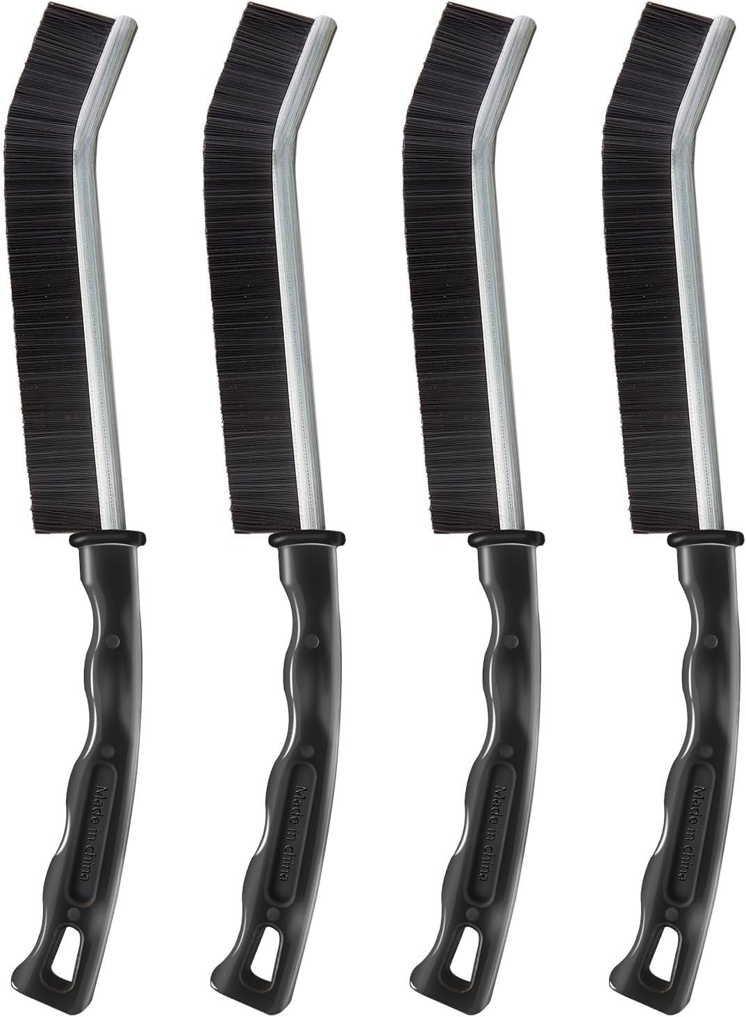 WDRIGE 4Pcs Crevice Cleaning Brush for Household Use, Gap Cleaning Brush,Grout Brush,Hard Bristle Cleaning Brush for Kitchen Bathroom New Multifunctional Corners Cleaning Brush Tool Thin Gap Brush