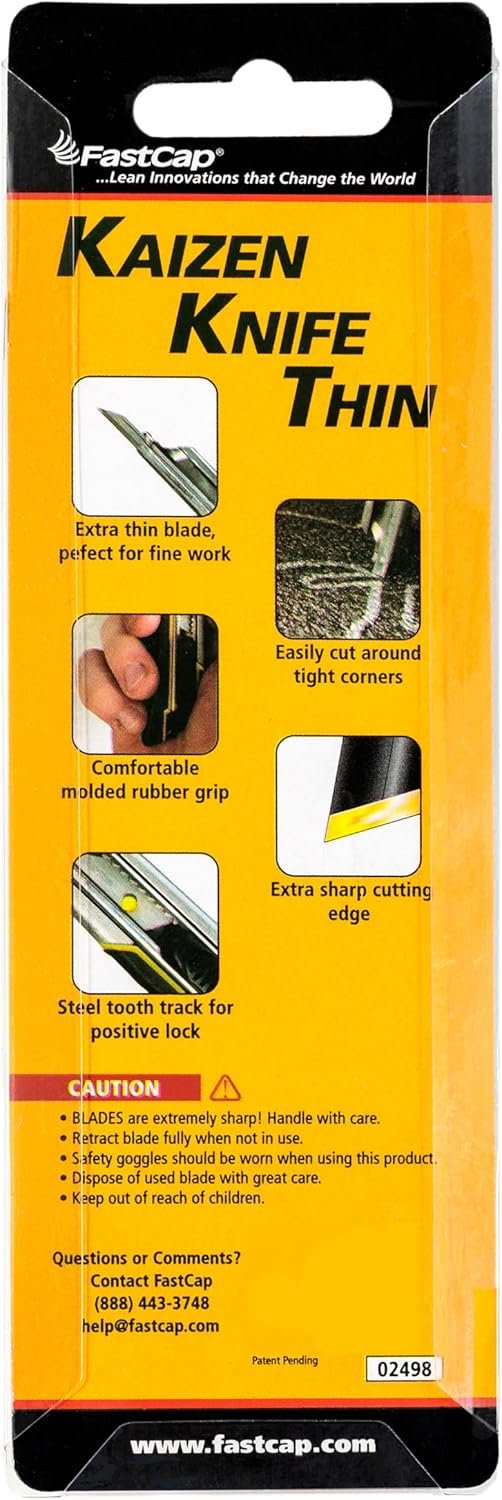 Fastcap Kaizen Knife Thin Blade Safety Cutter for Kaizen Foam